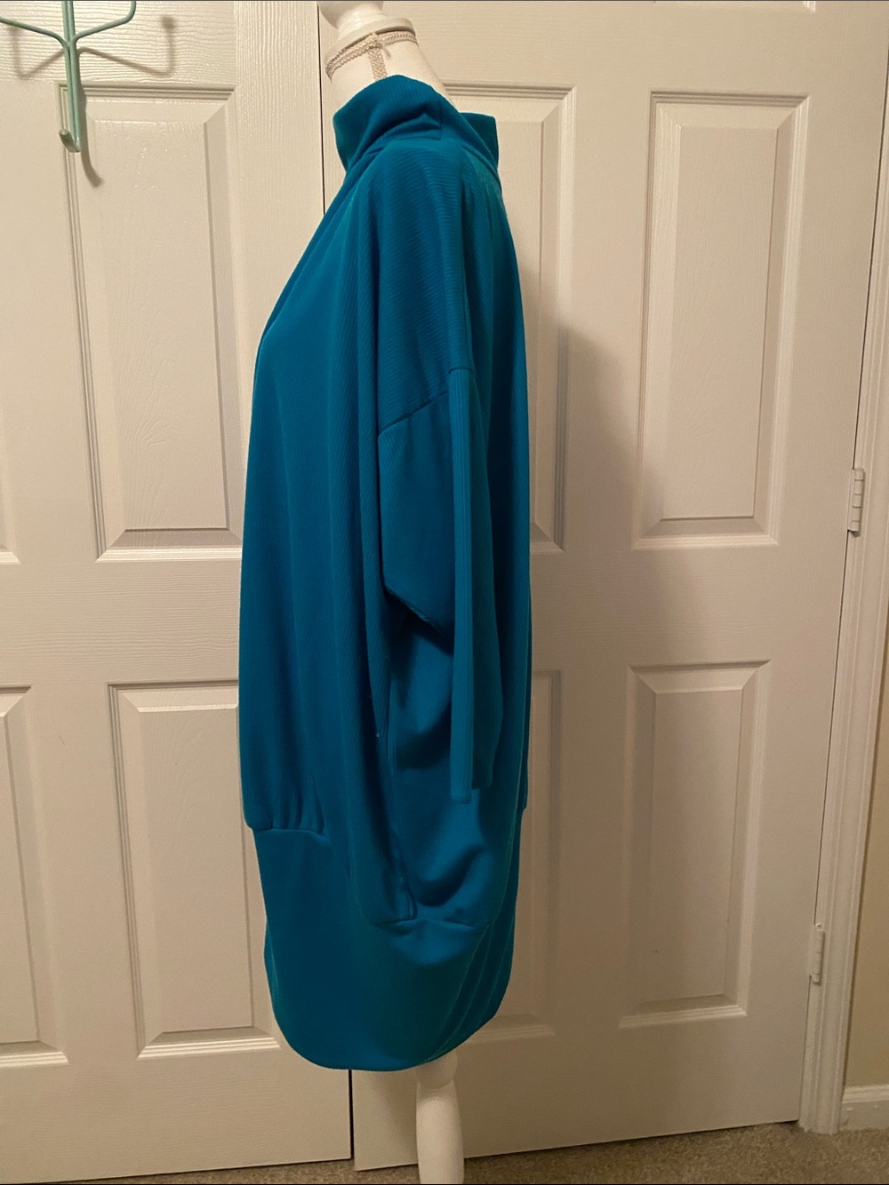 Japanalia vintage  1990’s  Teal Cocoon Dress - Women's Relaxed Fit - Picture 5 of 8